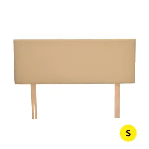 Bed Frame Bed head PU Leather With Wooden Leg Single Size