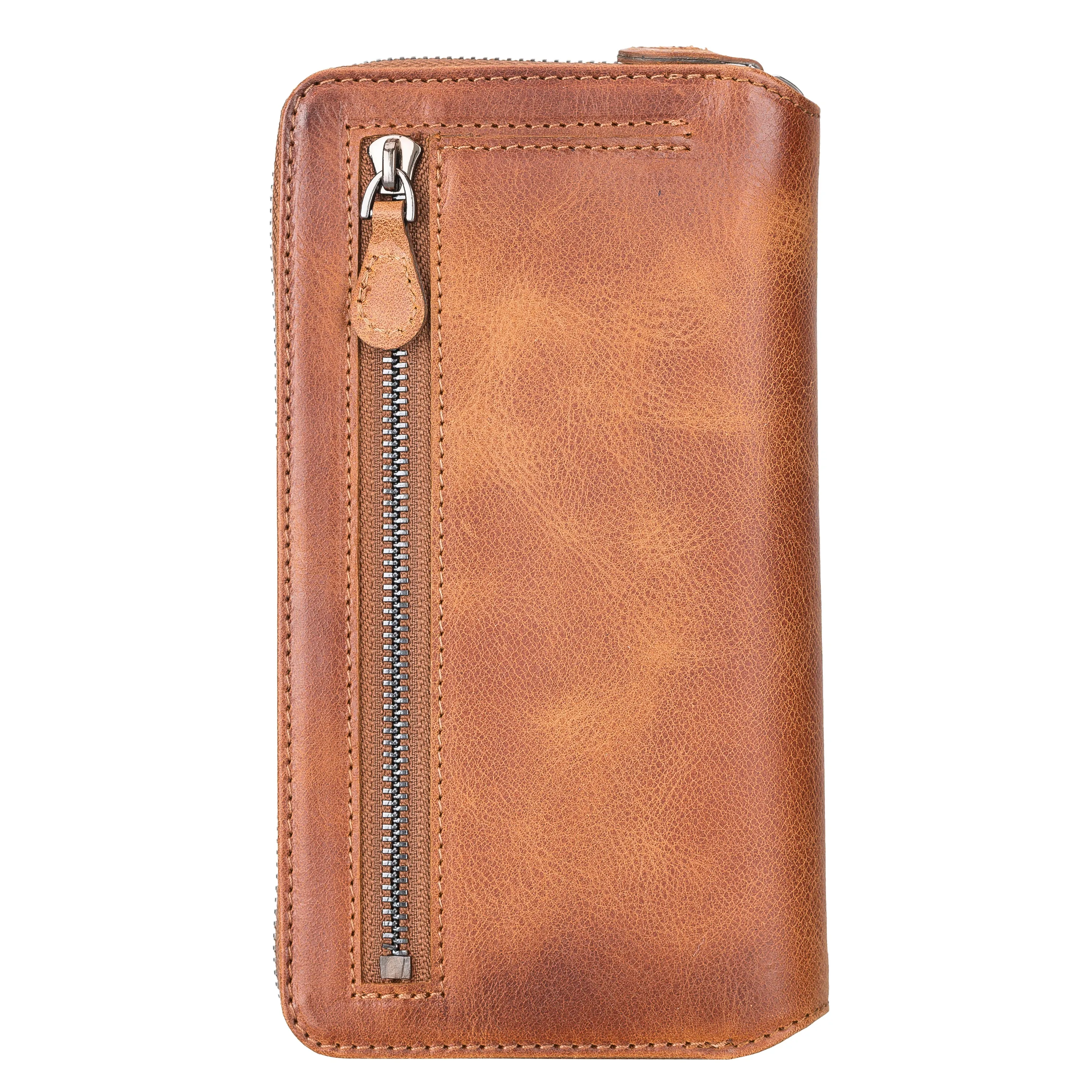 Leather Magnetic Wallet Case for iPhone 13